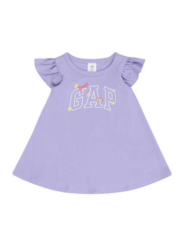 GAP GAP Obleka  rumena / sivka / rdeča / bela