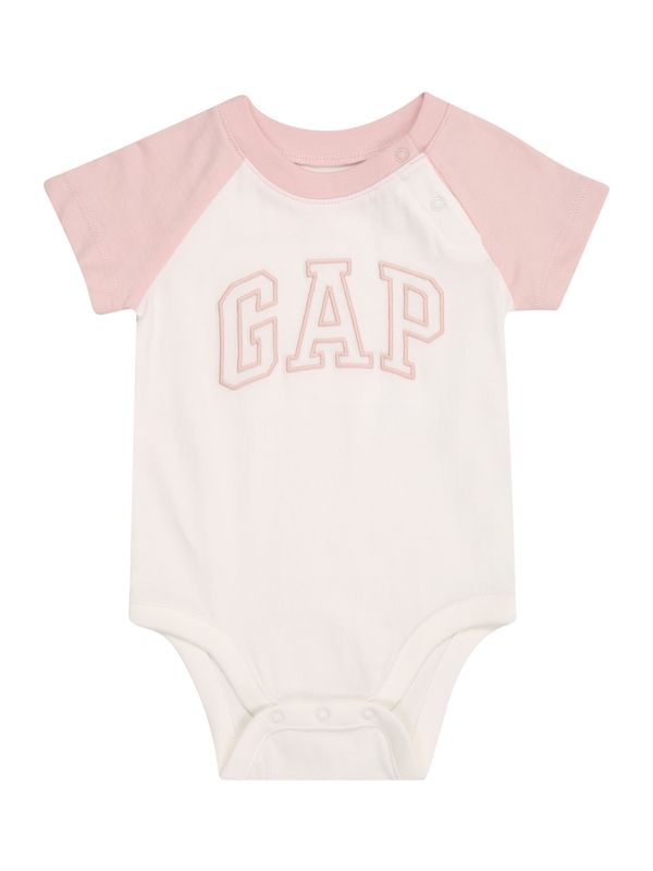 GAP GAP Pajac/bodi  roza / bela