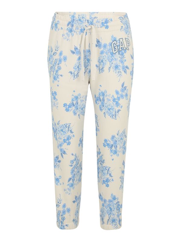 Gap Petite Gap Petite Hlače 'HERITAGE'  safir / svetlo modra / volneno bela