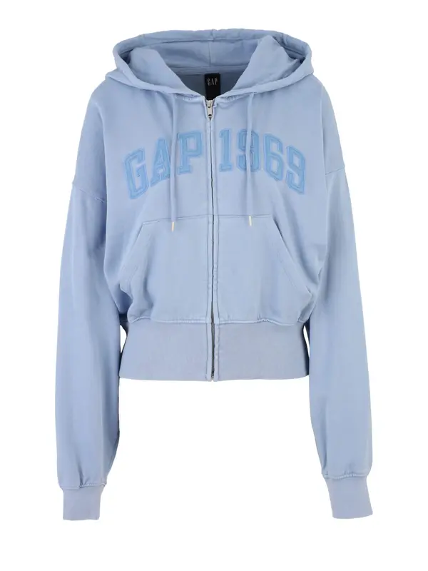 Gap Petite Gap Petite Jopa na zadrgo '1969'  golobje modra / moder denim