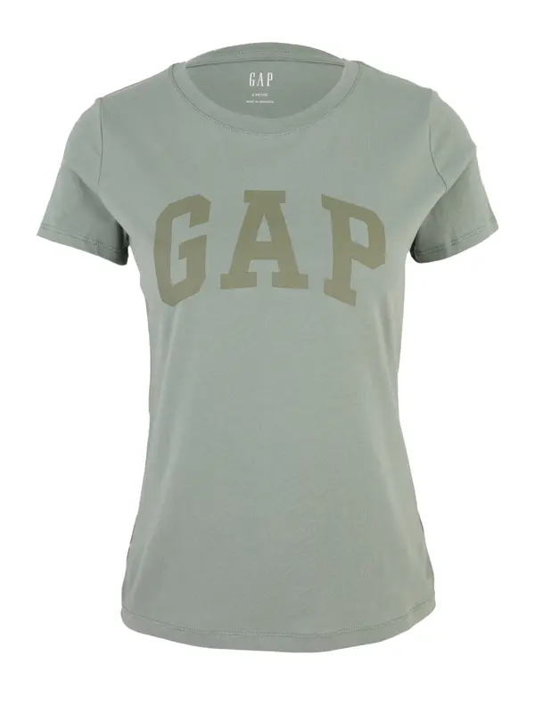 Gap Petite Gap Petite Majica 'CLSC'  oliva / svetlo zelena