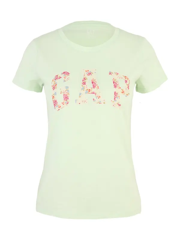 Gap Petite Gap Petite Majica 'CLSC'  pesek / kaki / svetlo zelena / roza