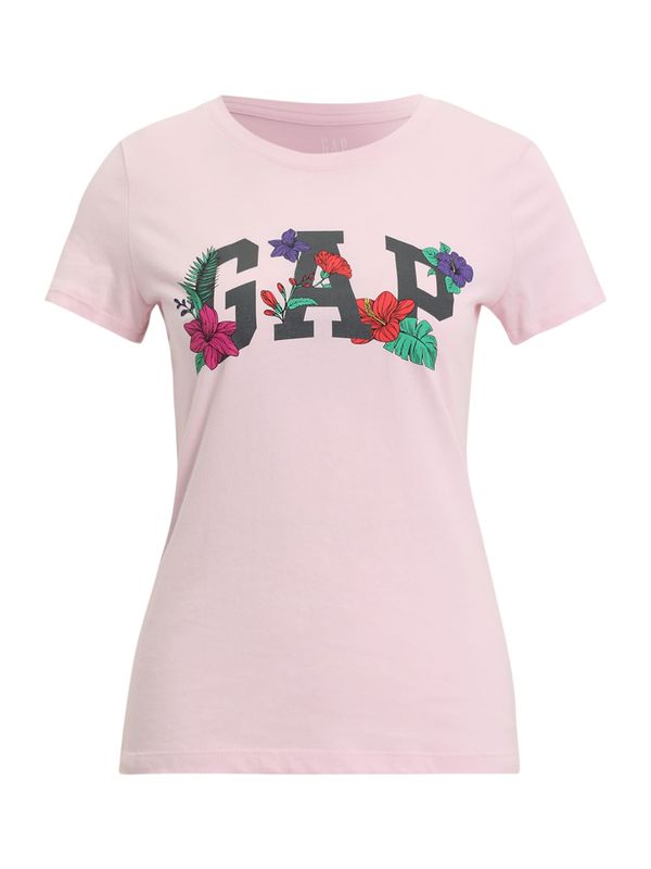 Gap Petite Gap Petite Majica 'CLSC'  zelena / roza / rdeča / črna