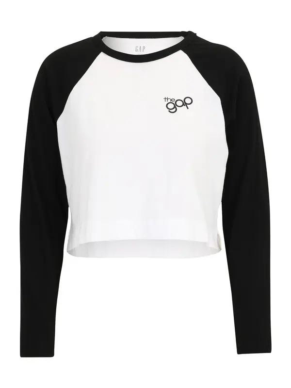 Gap Petite Gap Petite Majica  črna / bela
