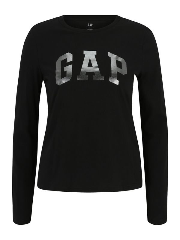 Gap Petite Gap Petite Majica  črna / srebrna