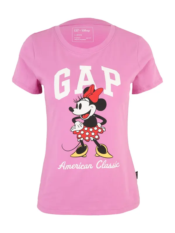 Gap Petite Gap Petite Majica 'DISLOGO FAM'  rumena / roza / črna / bela