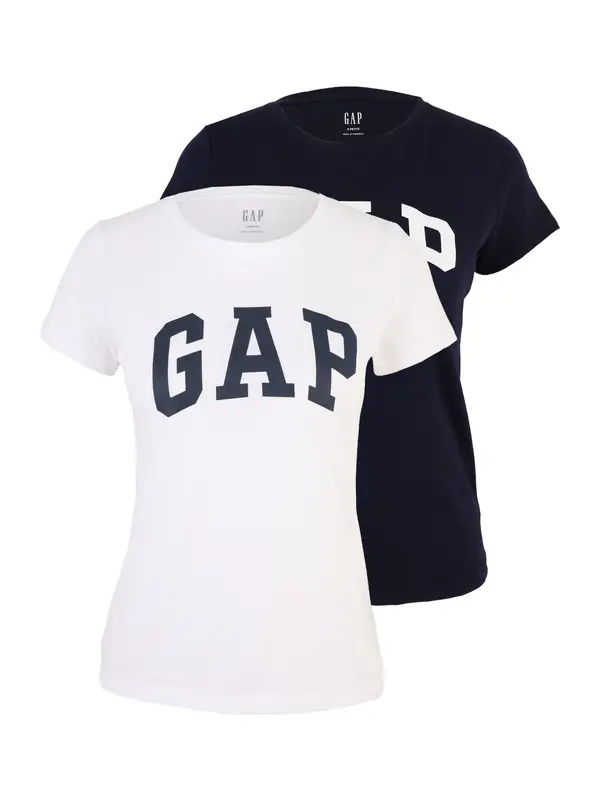Gap Petite Gap Petite Majica 'FRANCHISE'  mornarska / bela