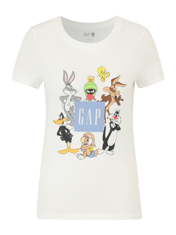 Gap Petite Gap Petite Majica 'LOONEY TOONS'  opal / rumena / siva / bela