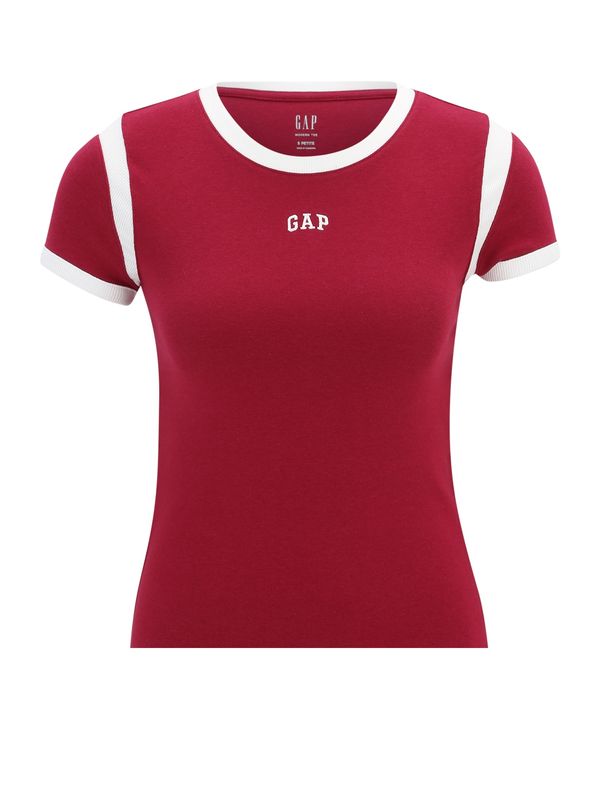 Gap Petite Gap Petite Majica  rdeča / off-bela