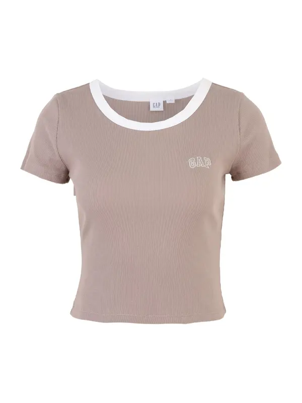 Gap Petite Gap Petite Majica  temno bež