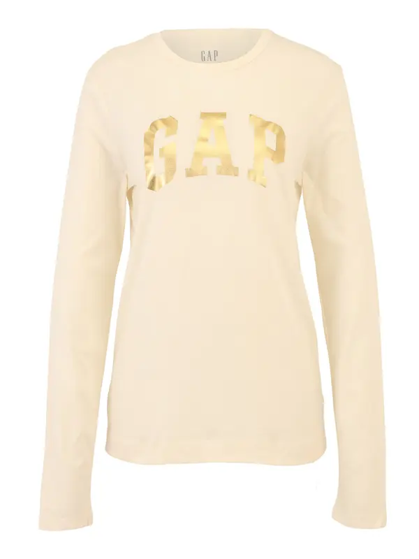 Gap Petite Gap Petite Majica  zlata / volneno bela
