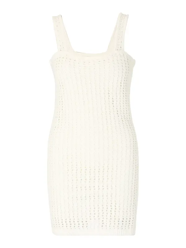 Gap Petite Gap Petite Pletena obleka  off-bela