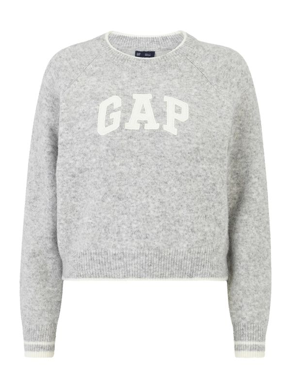 Gap Petite Gap Petite Pulover  pegasto siva / bela