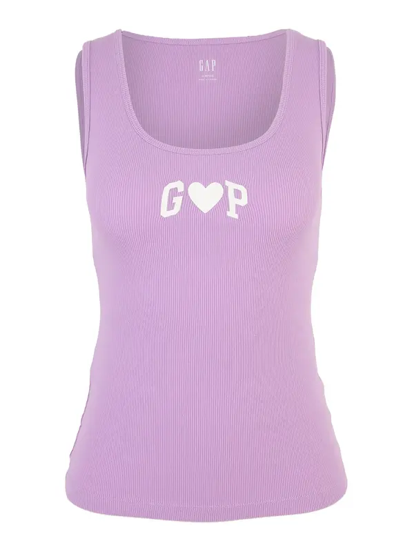 Gap Petite Gap Petite Top  sliva / bela