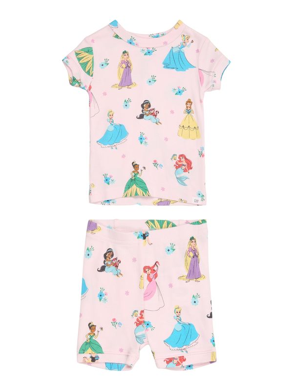 GAP GAP Pižama  azur / rumena / svetlo zelena / roza