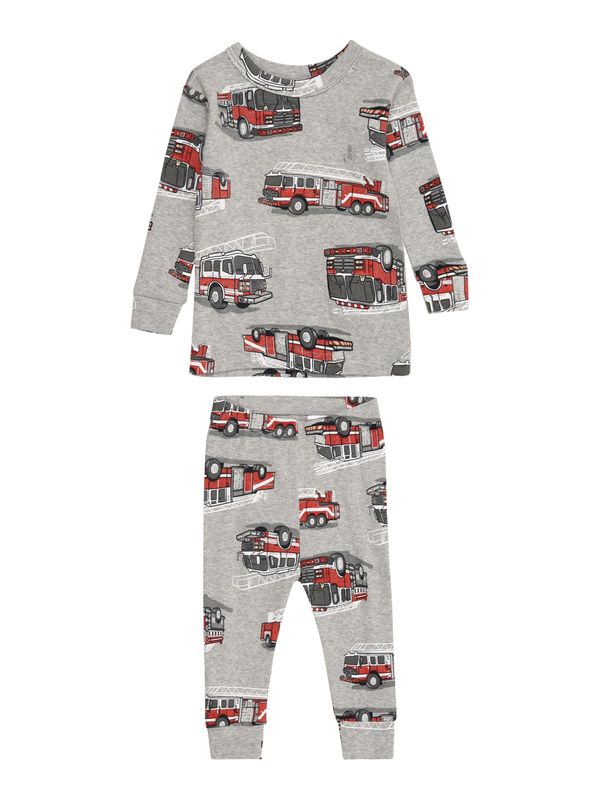 GAP GAP Pižama  bazaltno siva / pegasto siva / rdeča / bela