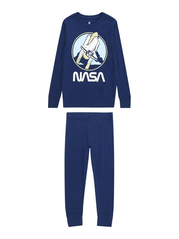 GAP GAP Pižama 'NASA'  modra / svetlo modra / svetlo zelena / bela