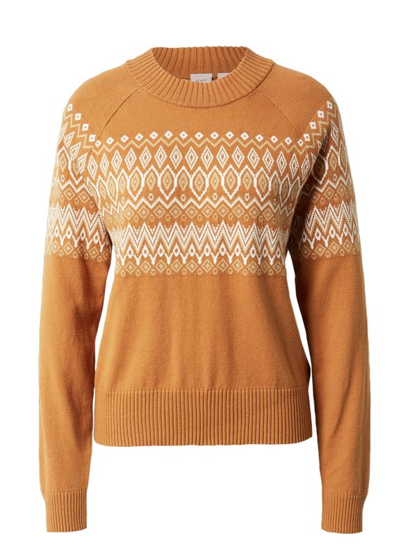 GAP GAP Pulover 'FAIRISLE'  konjak / bela