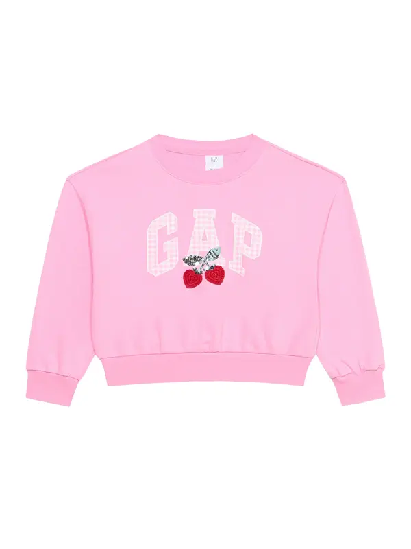 GAP GAP Pulover  jelka / svetlo roza / živo rdeča / bela