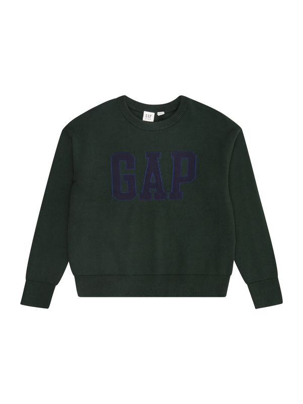 GAP GAP Pulover  modra / temno modra / temno zelena