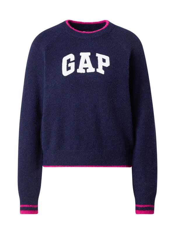 GAP GAP Pulover  mornarska / roza / bela