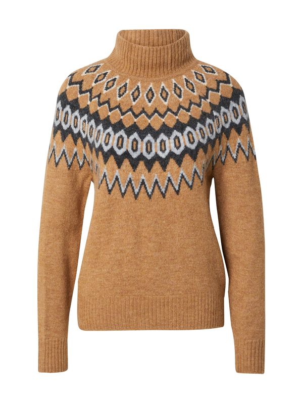 GAP GAP Pulover  rjava / črna / bela