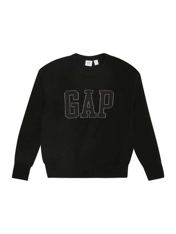 GAP GAP Pulover  temno siva / črna / bela