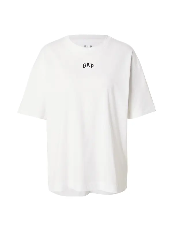 GAP GAP Široka majica  črna / bela