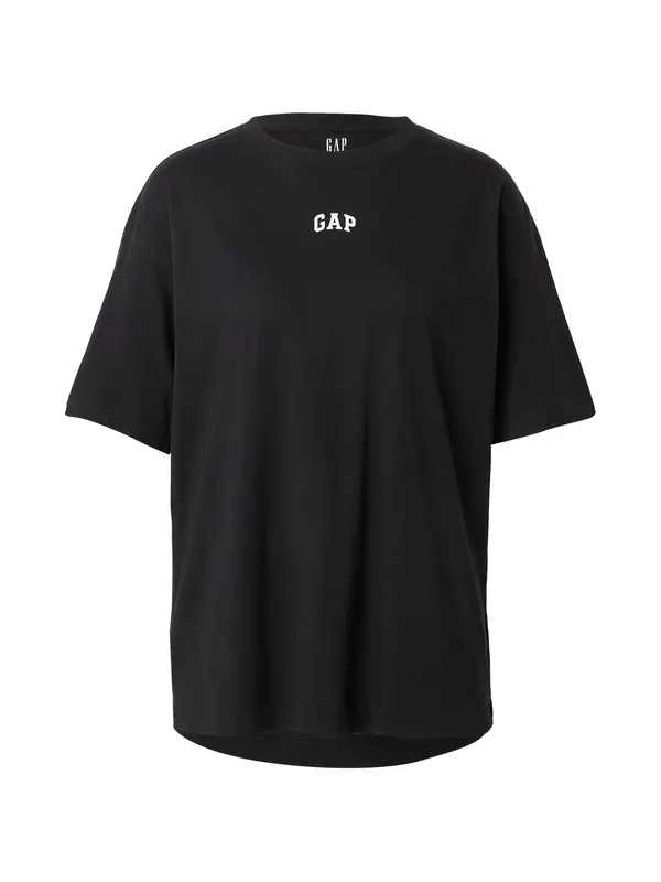 GAP GAP Široka majica  črna / bela