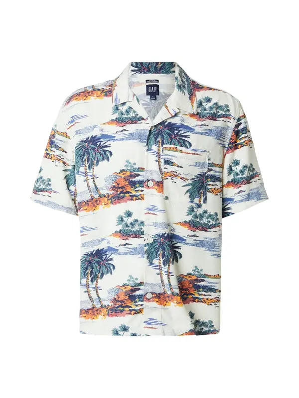GAP GAP Srajca  marine / petrol / temno oranžna / bela