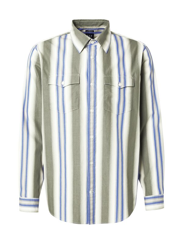 GAP GAP Srajca  modra / sepija / off-bela