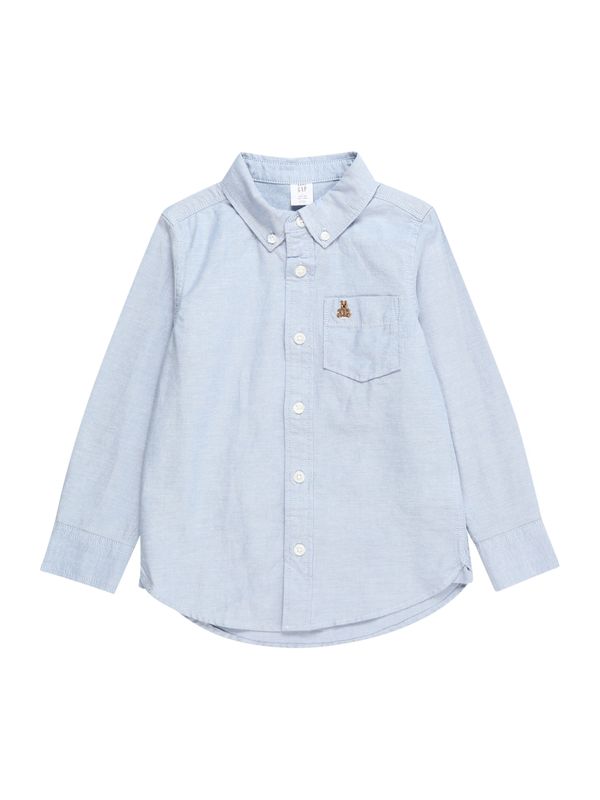 GAP GAP Srajca  svetlo modra / rjava / črna