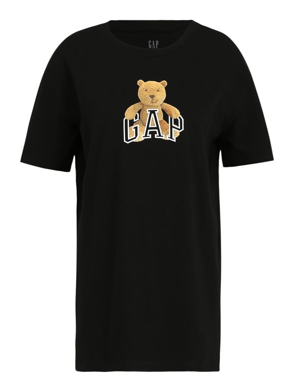Gap Tall Gap Tall Majica 'BRANNON'  rjava / črna / bela