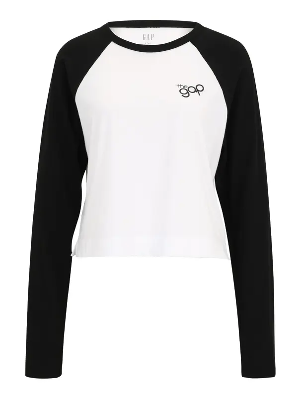 Gap Tall Gap Tall Majica  črna / bela