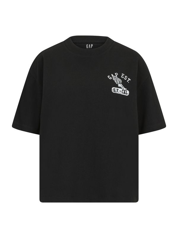 Gap Tall Gap Tall Majica  črna / bela