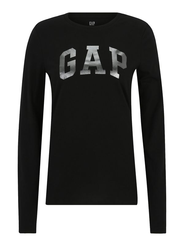Gap Tall Gap Tall Majica  črna / srebrna