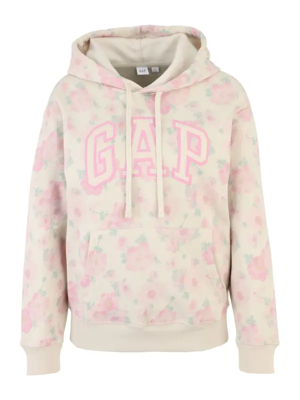 Gap Tall Gap Tall Majica 'HERITAGE'  bež / pastelno zelena / roza