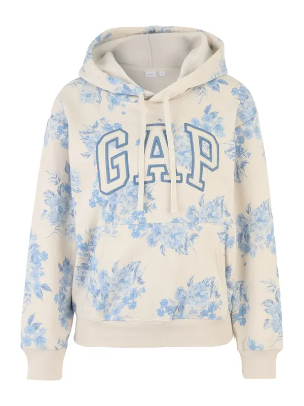 Gap Tall Gap Tall Majica 'HERITAGE'  kremna / opal / svetlo modra