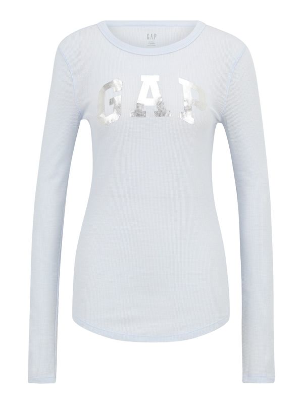 Gap Tall Gap Tall Majica  pastelno modra / srebrna