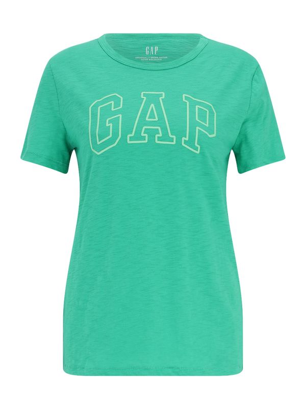 Gap Tall Gap Tall Majica  pastelno zelena / večbarvno zelena