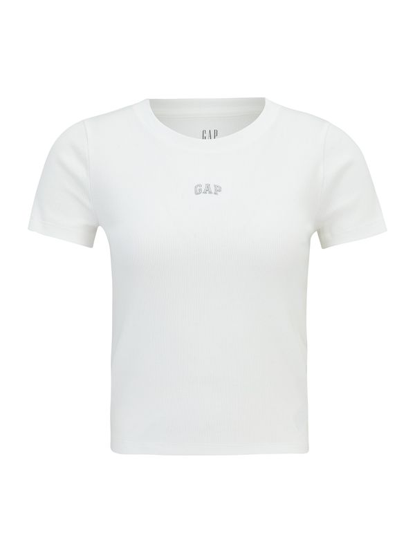 Gap Tall Gap Tall Majica  srebrna / bela