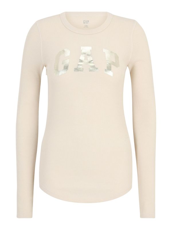 Gap Tall Gap Tall Majica  srebrna / volneno bela