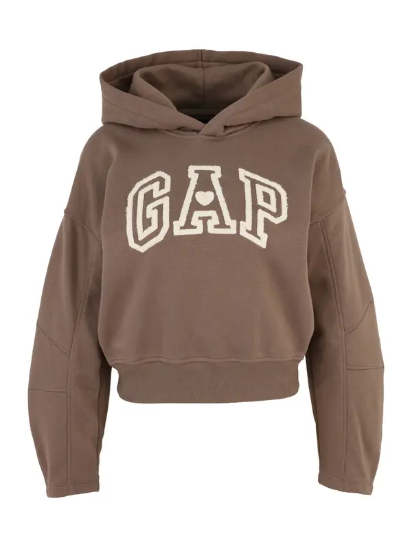 Gap Tall Gap Tall Majica  svetlo bež / rjava