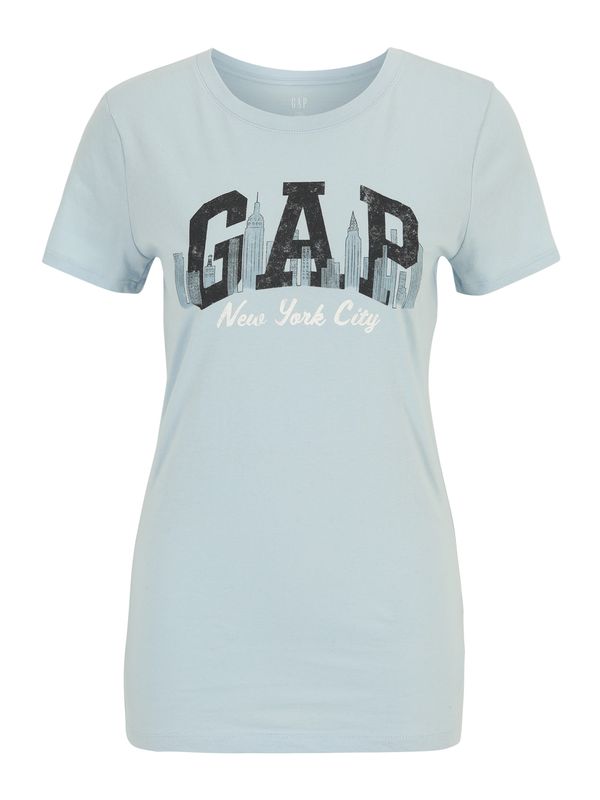 Gap Tall Gap Tall Majica  svetlo modra / črna / bela