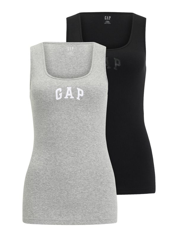 Gap Tall Gap Tall Top  pegasto siva / črna / bela