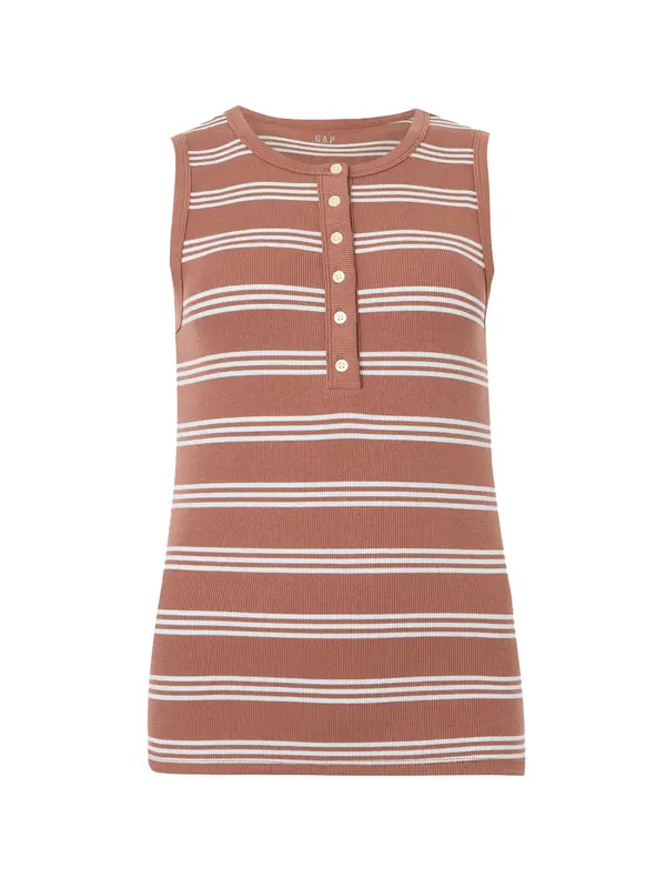 GAP GAP Top  svetlo rjava / bela