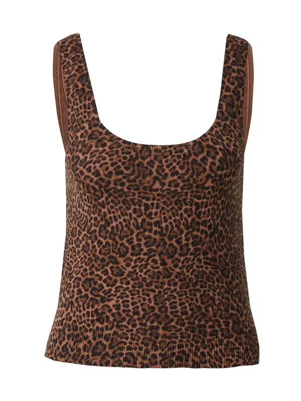 GAP GAP Top z naramnicami 'CASHSOFT'  rjava / črna