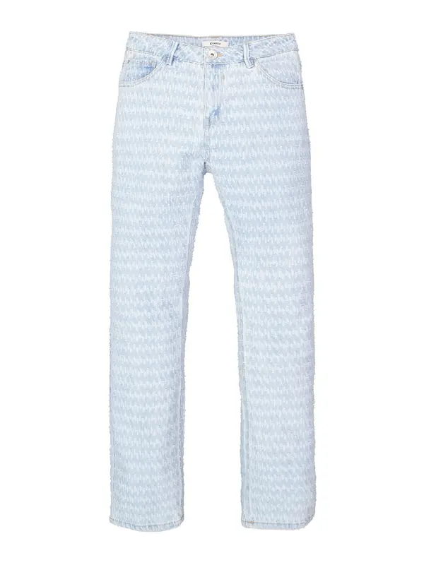 GARCIA GARCIA Kavbojke 'Celia'  moder denim / bela