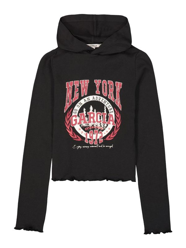 GARCIA GARCIA Majica  grenada / črna / bela