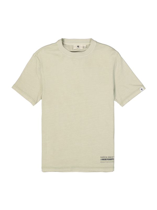 GARCIA GARCIA Majica  pastelno zelena / črna